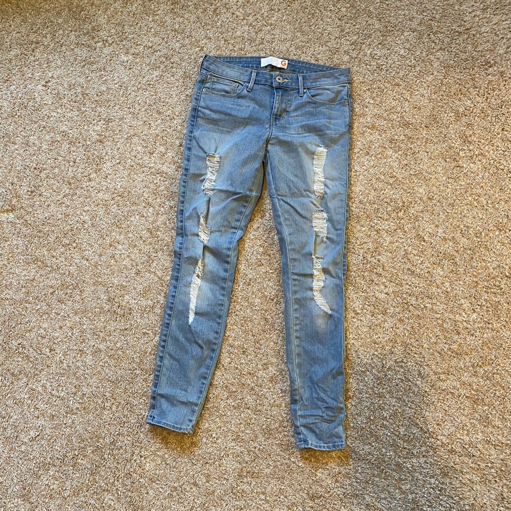 G by Guess distressed skinny jeans